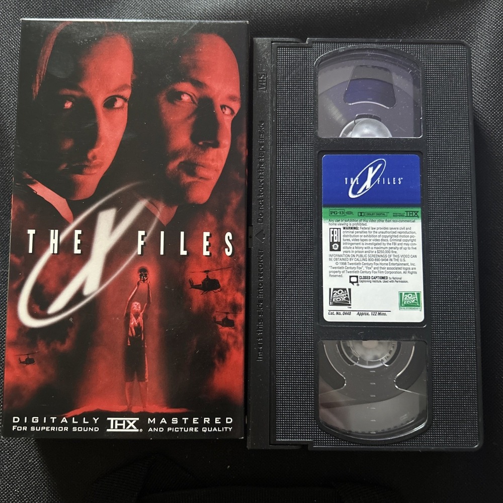 The X-Files: Fight the Future (VHS, 1998) Science Fiction Adventure Drama